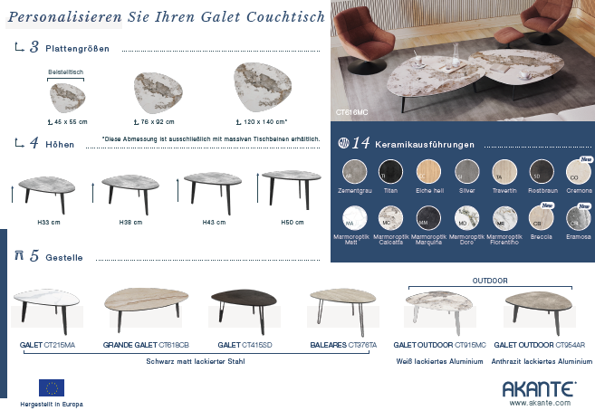 VERKAUFSBROSCHÜRE GALET