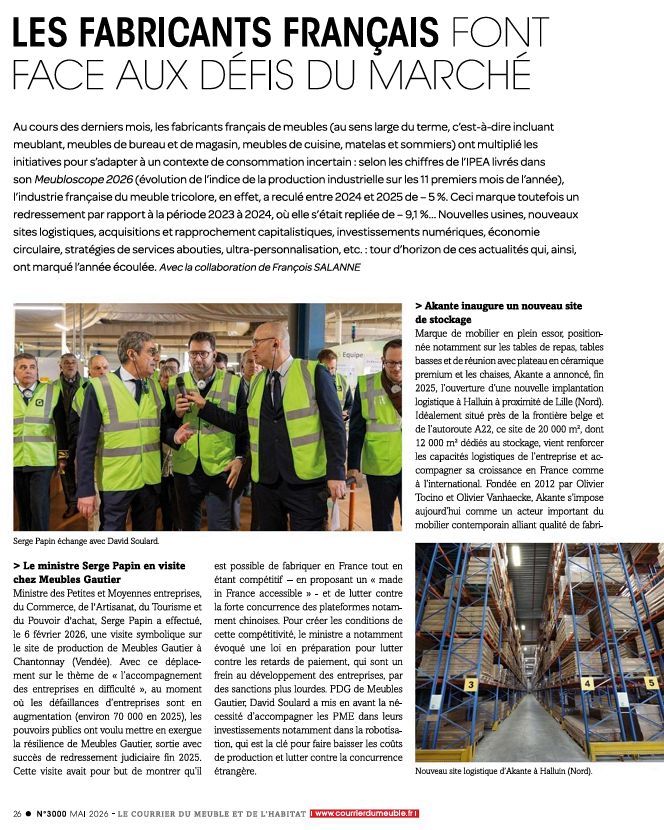 COURRIER DU MEUBLE MAI 2026